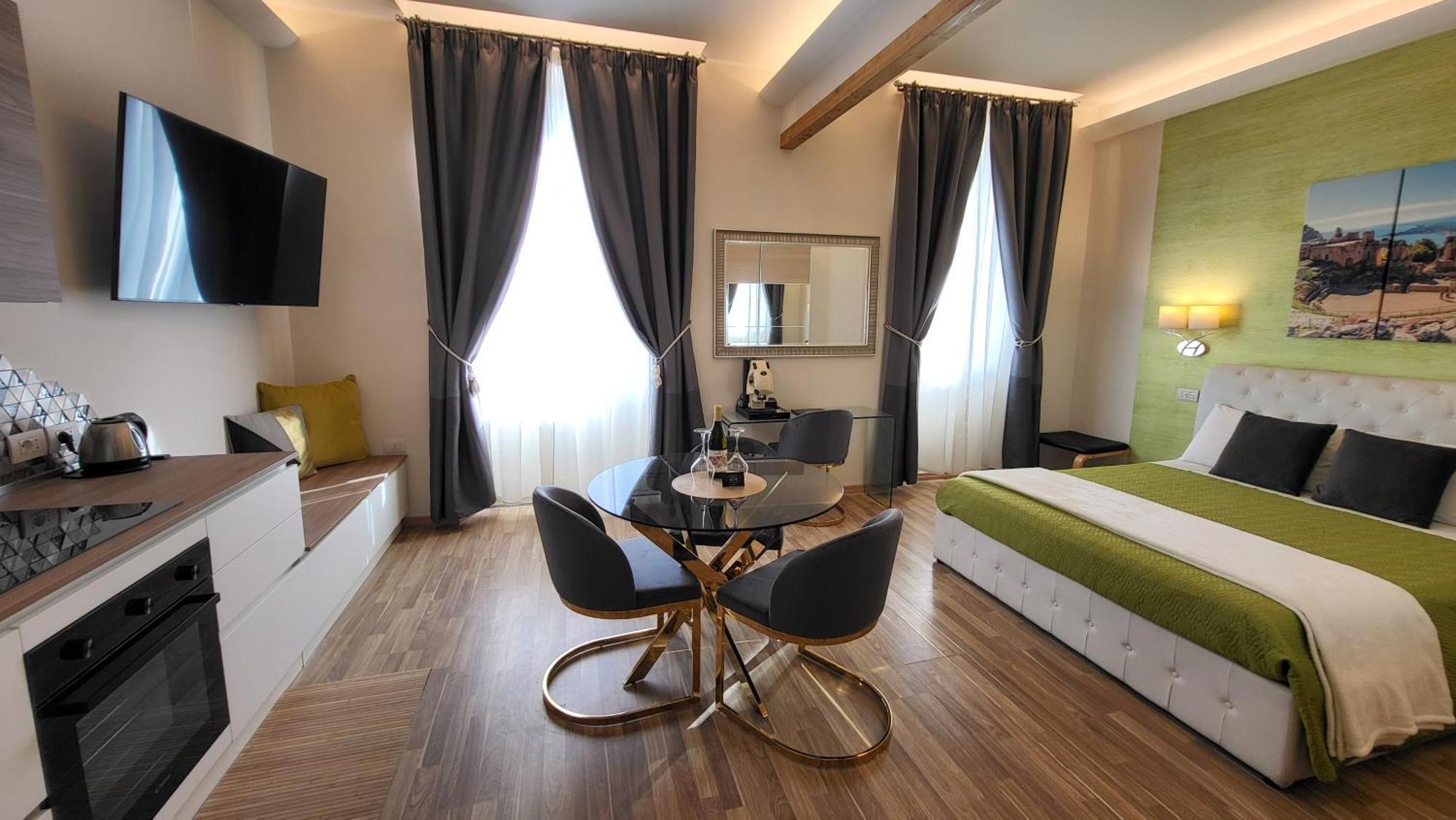 טאורמינה I Due Grifoni Studio Flat מראה חיצוני תמונה